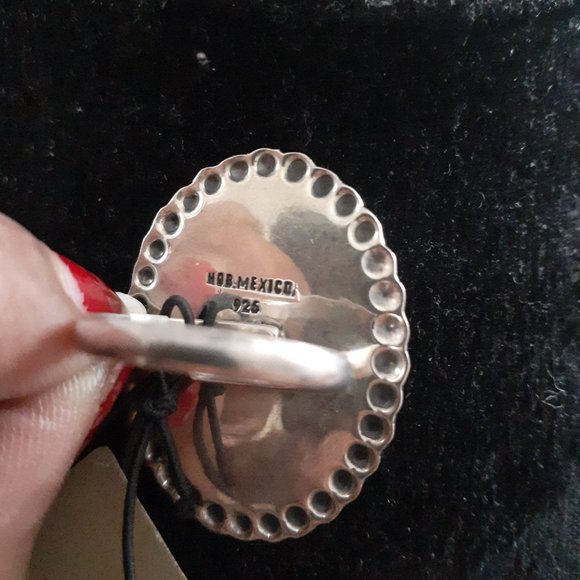 STERLING SILVER RAINBOW GLOW  MOONSTONE RING - Picture 2 of 6